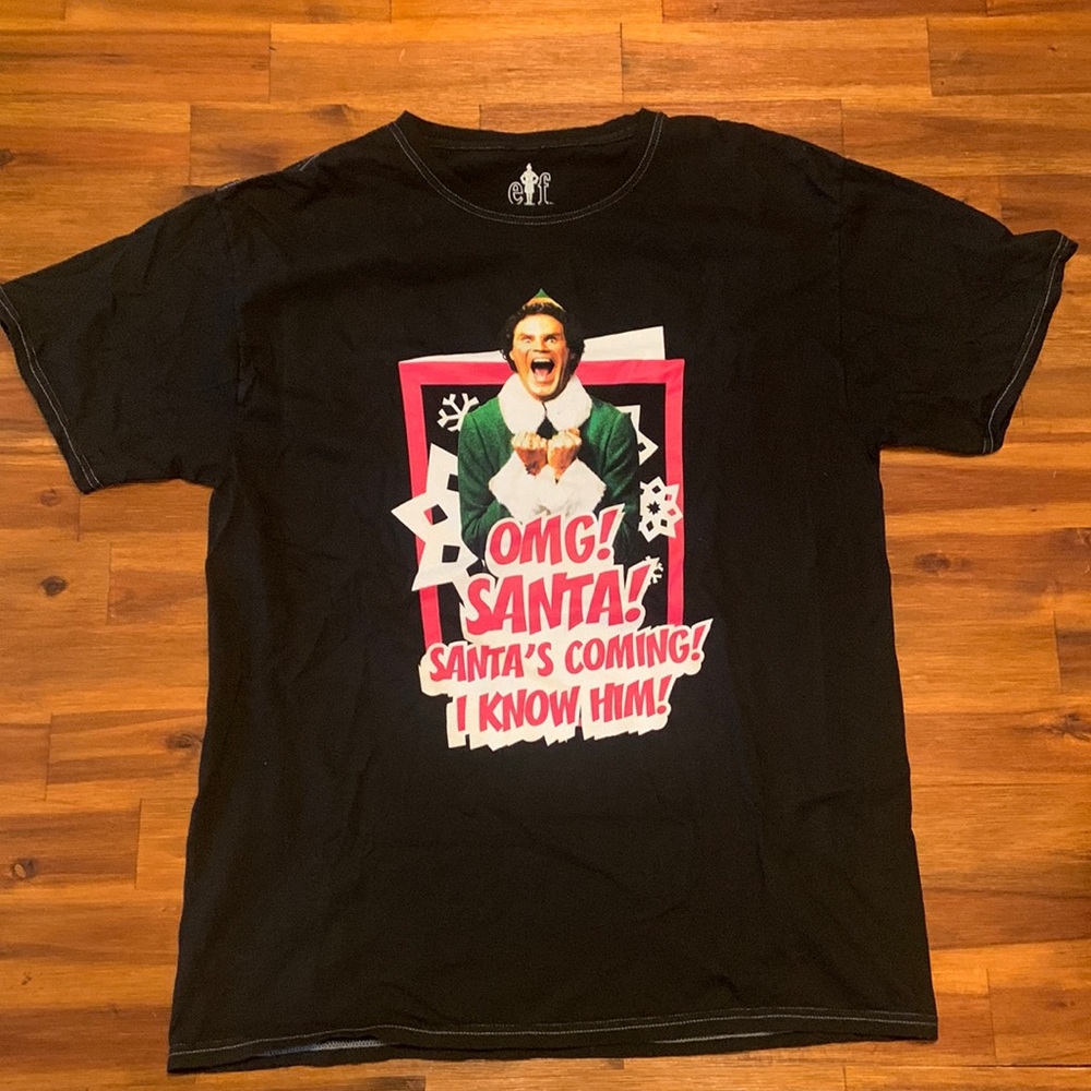 NWOT. Elf Christmas shirt. Size Large.